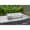 Topping-Station Edelstahl 60 x 19,7 x 15 cm