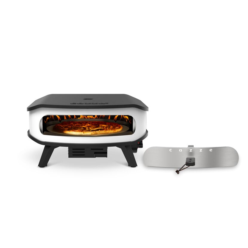 Pizzaofen 17" schwarz 60,5 x 30,5 x 42,5 cm