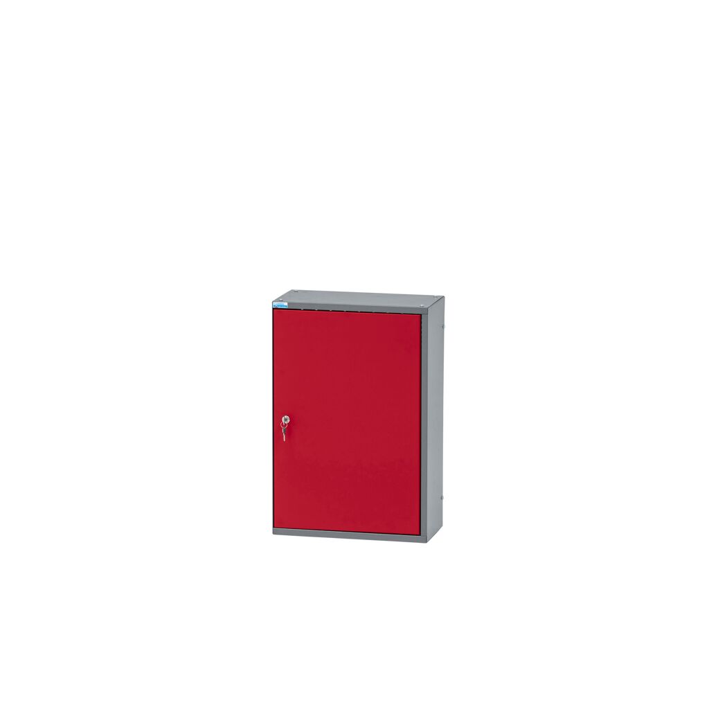 Hängeschrank Eintürig mit 2 Fachböden dunkelrot 40 x 60 x 20 cm