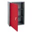 Hängeschrank Eintürig mit 2 Fachböden dunkelrot 40 x 60 x 20 cm
