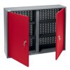 Hängeschrank 2-Türig mit 4 Fachböden dunkelrot 80 x 60 x 20 cm