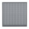 Lochwand Stahlblech hellgrau 60 x 60 x 1,5 cm