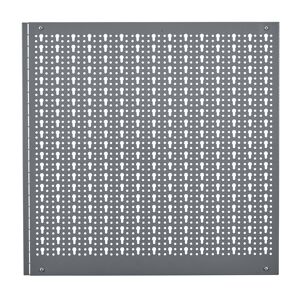 Lochwand Stahlblech hellgrau 60 x 60 x 1,5 cm