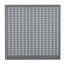 Lochwand Stahlblech hellgrau 60 x 60 x 1,5 cm