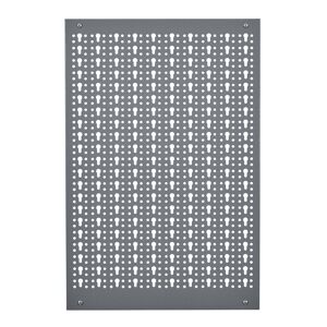 Lochwand Stahlblech hellgrau 40 x 60 x 1,5 cm