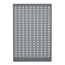 Lochwand Stahlblech hellgrau 40 x 60 x 1,5 cm