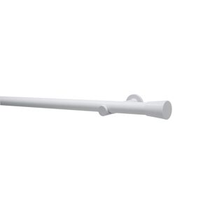 Gardinenstangen-Set 'Korfu' weiß Ø 28 x 1600 mm 5-teilig