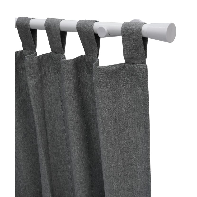 Gardinenstangen-Set 'Korfu' weiß Ø 28 x 1600 mm 5-teilig