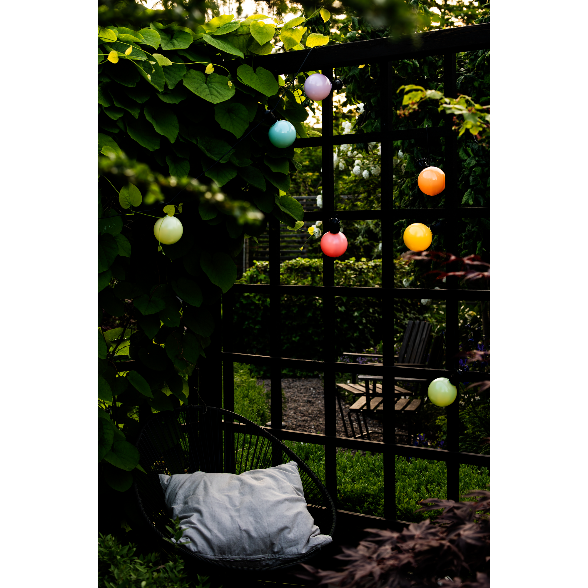 LED-Lichterketten 'Basis-Set' 10 LED bernsteinfarben 14,5 m