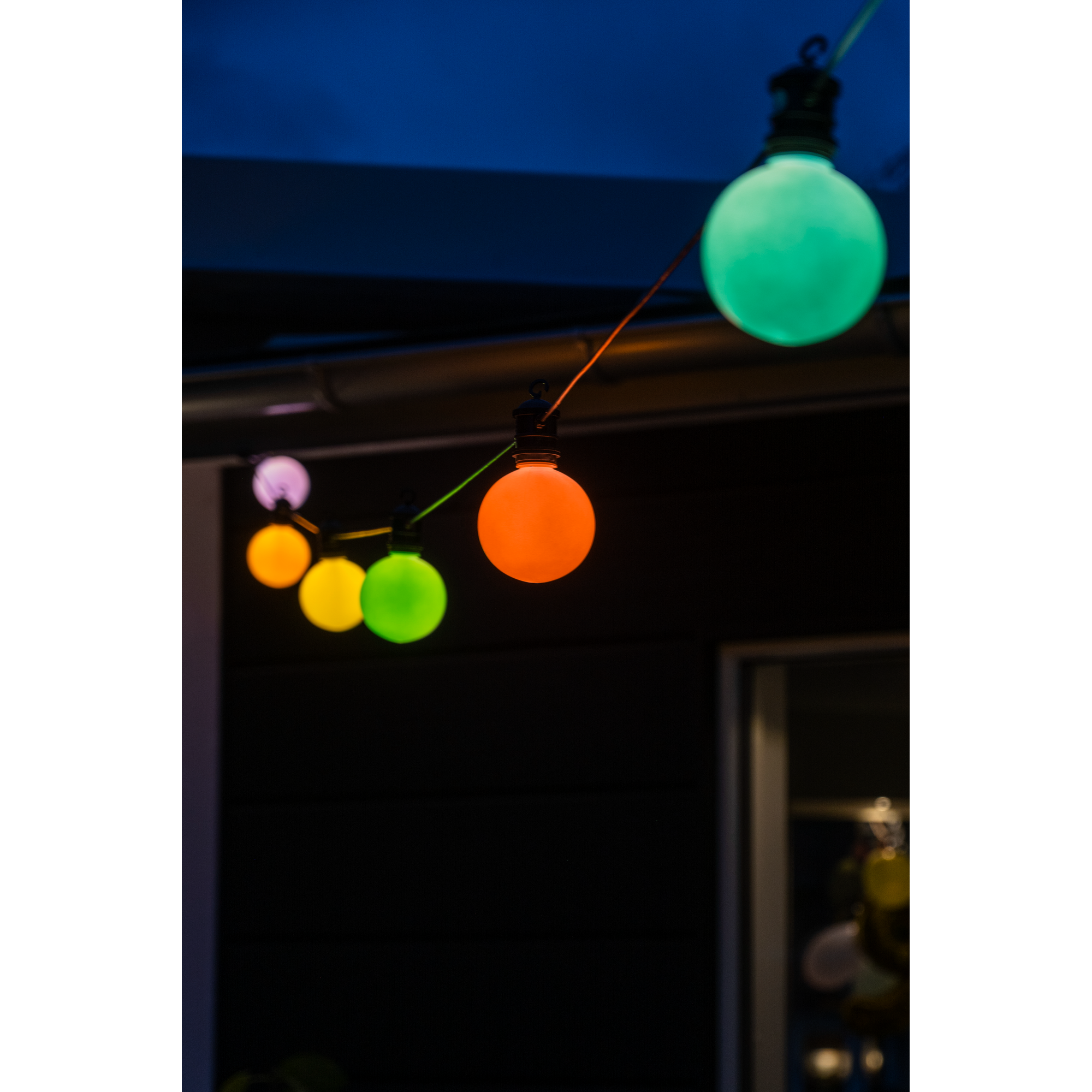 LED-Lichterketten 'Basis-Set' 10 LED bernsteinfarben 14,5 m