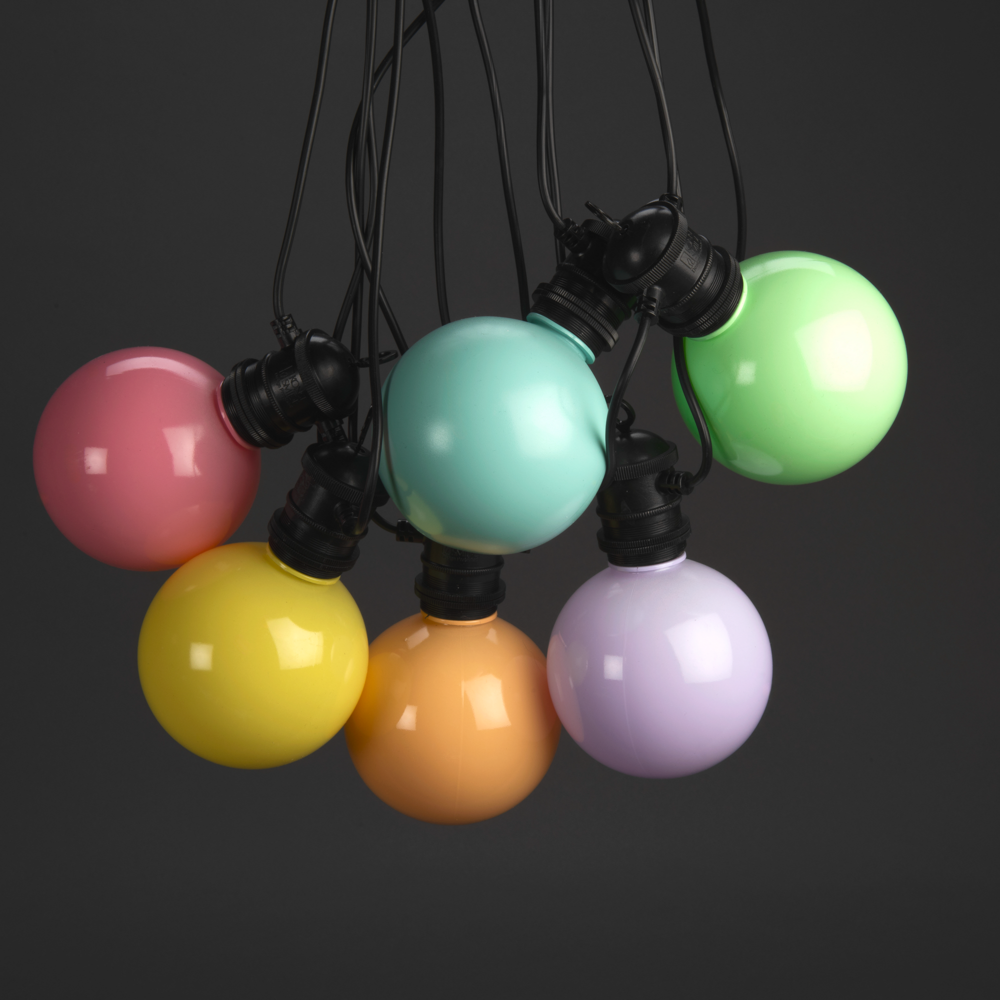 LED-Lichterketten 'Basis-Set' 10 LED bernsteinfarben 14,5 m