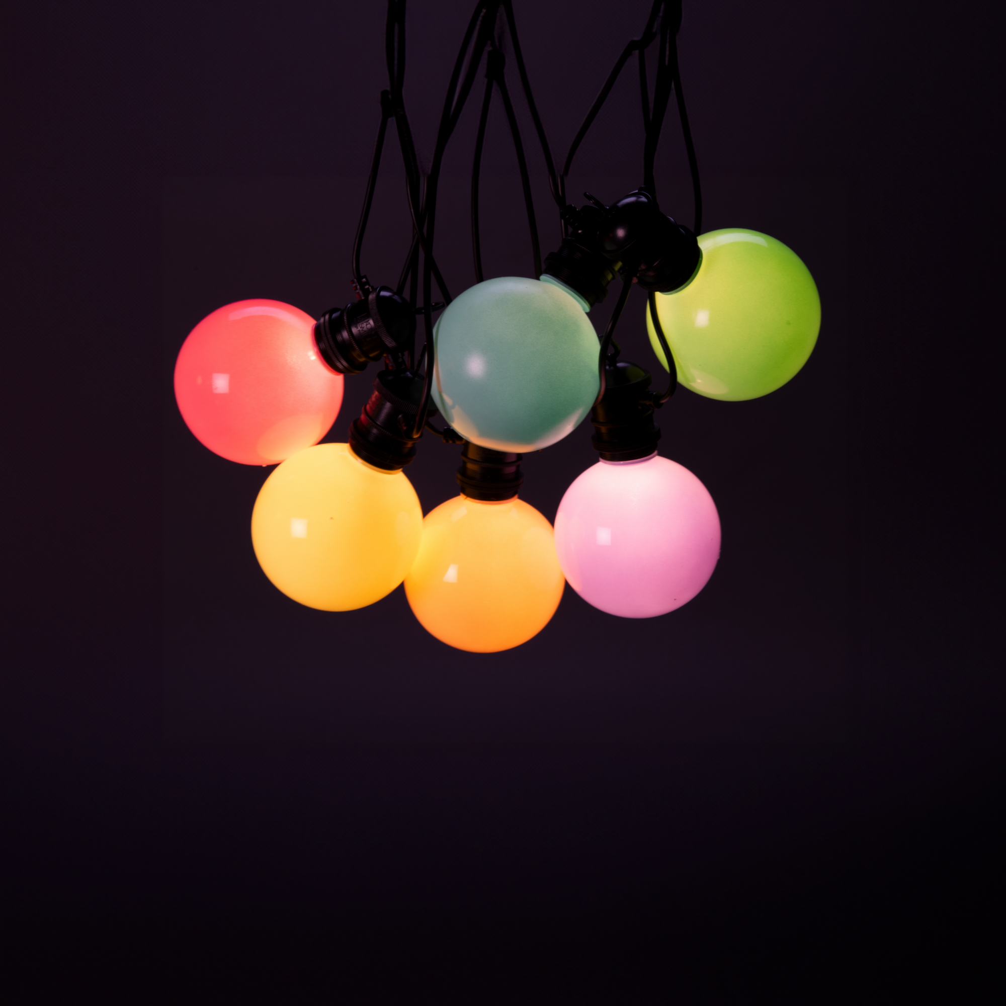 LED-Lichterketten 'Basis-Set' 10 LED bernsteinfarben 14,5 m