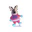 LED-Figur Elch mit Timer 165 LEDs 85 cm