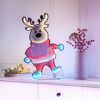 LED-Dekofigur Elch mit Infinity-Effekt 165 LEDs 85 cm