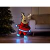 LED-Dekofigur Elch mit Infinity-Effekt 165 LEDs 85 cm