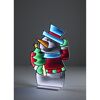 LED-Dekofigur Schneemann mit Infinity-Effekt 80 cm