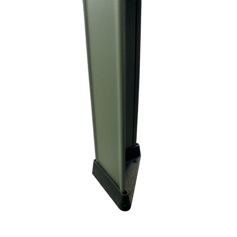 Steckregal Metall graugrün 180 x 100 x 40 cm 4 Böden à 65 kg