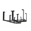 Deckenregal 'Vario' Metall schwarz 60 x 120 cm 100 kg 3er-Set