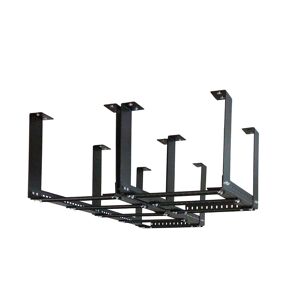 Deckenregal 'Vario' Metall schwarz 60 x 120 cm 100 kg 3er-Set