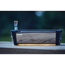 Holzkohlegrill 'Aurora' schwarz 47 x 13,5 x 26 cm