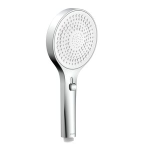 Handbrause 'Ibiza' chromefarben/weiß Ø 12 cm, 2 Strahlarten