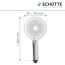 Handbrause 'Samoa Rain' chrom/anthrazit Ø 13 cm