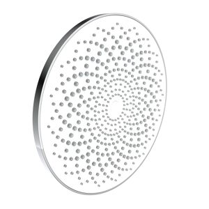 Kopfbrause 'Capri' chromefarben/weiß Ø 26 cm