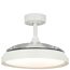 LED-Deckenleuchte mit Ventilator weiß, Fernbedienung Ø 45 x 32,3 cm