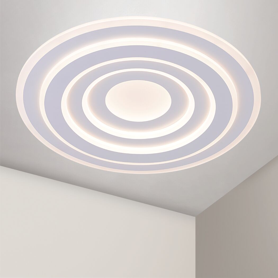 LED-Deckenleuchte 'Margit' dimmbar 45 W 2700 lm warmweiß bis tageslichtweiß Ø 40 x 7 cm