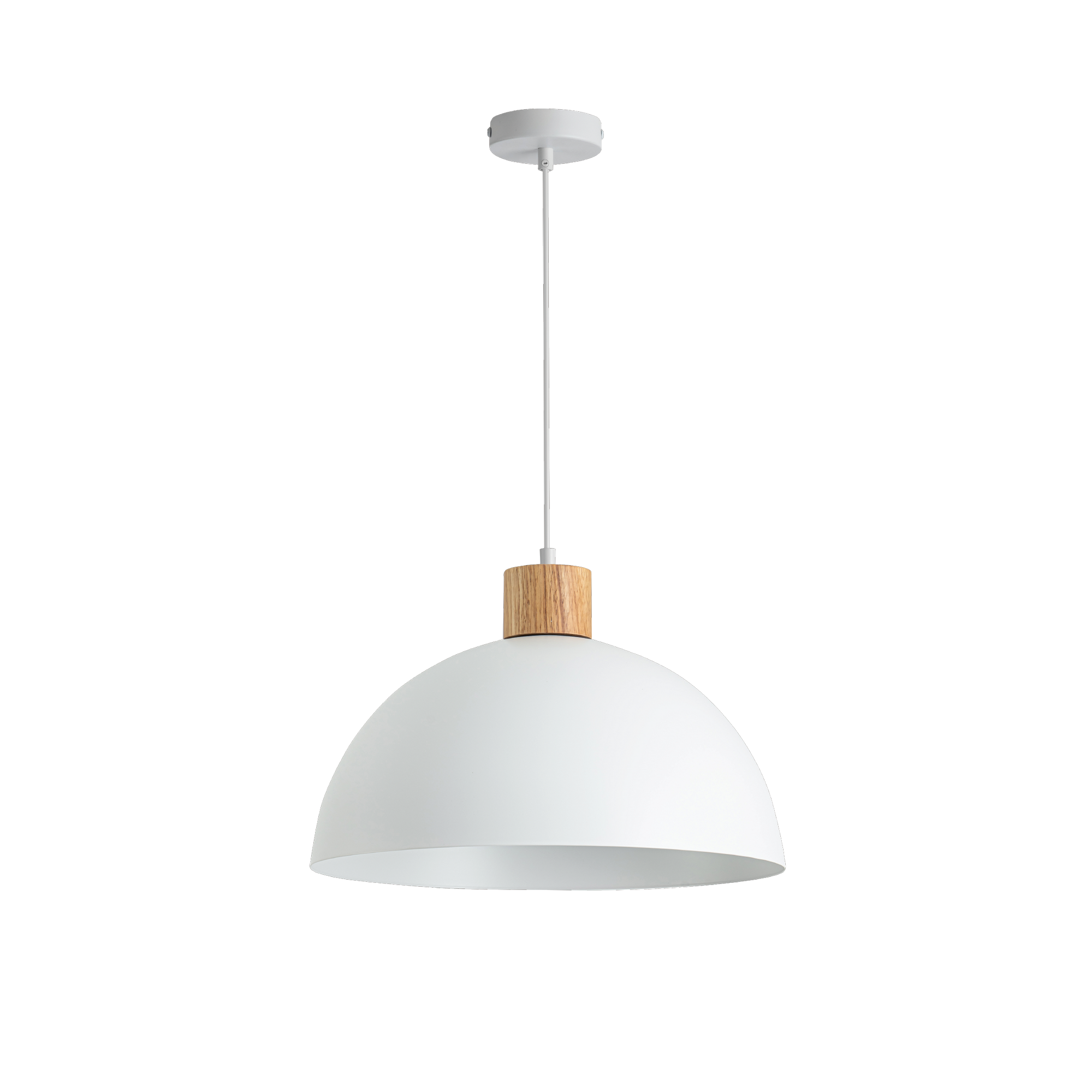 Pendelleuchte 'Tilda' Metall weiß Ø 40 cm