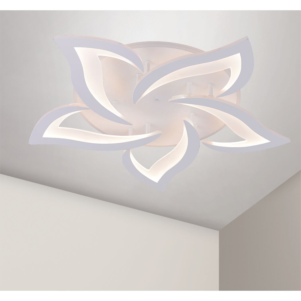 LED-Deckenleuchte 'Flora' Ø 64 x 9 cm