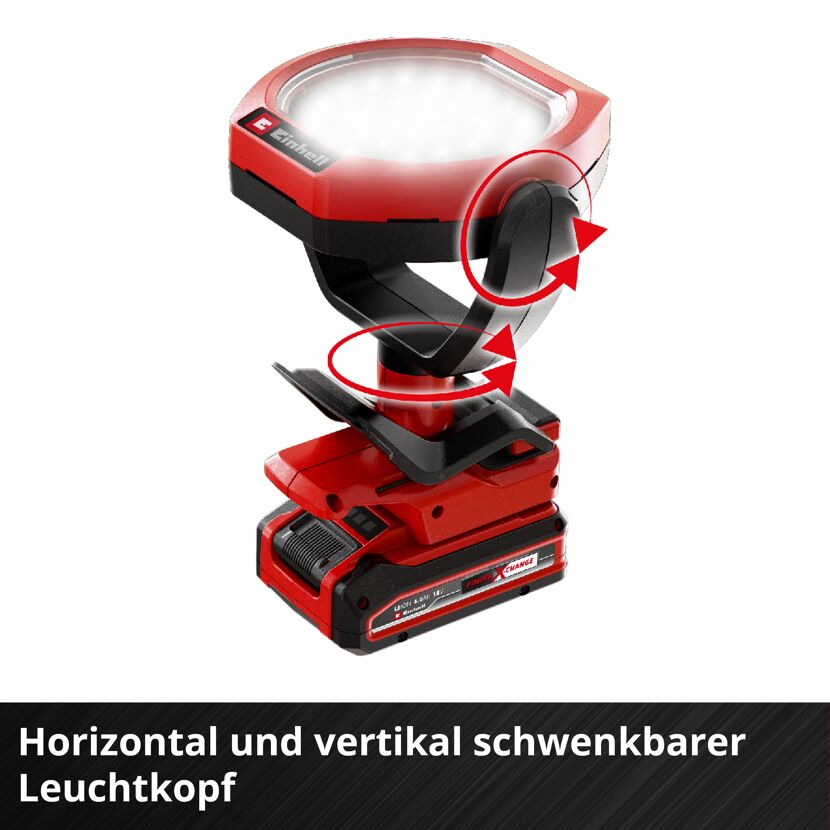 Akku-Outdoor-Lampe 'GC-OL 18/1500 Li-Solo' ohne Akku und Ladegerät 18 V 1500 lm