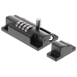Riegel mit Zahlenschloss 'RS 110 C SB'  11,3 x 5 cm schwarz