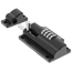 Riegel mit Zahlenschloss 'RS 110 C SB'  11,3 x 5 cm schwarz