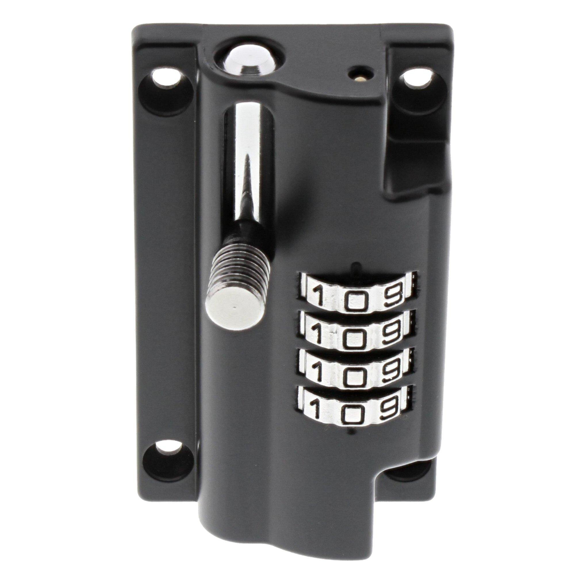 Riegel mit Zahlenschloss 'RS 110 C SB'  11,3 x 5 cm schwarz