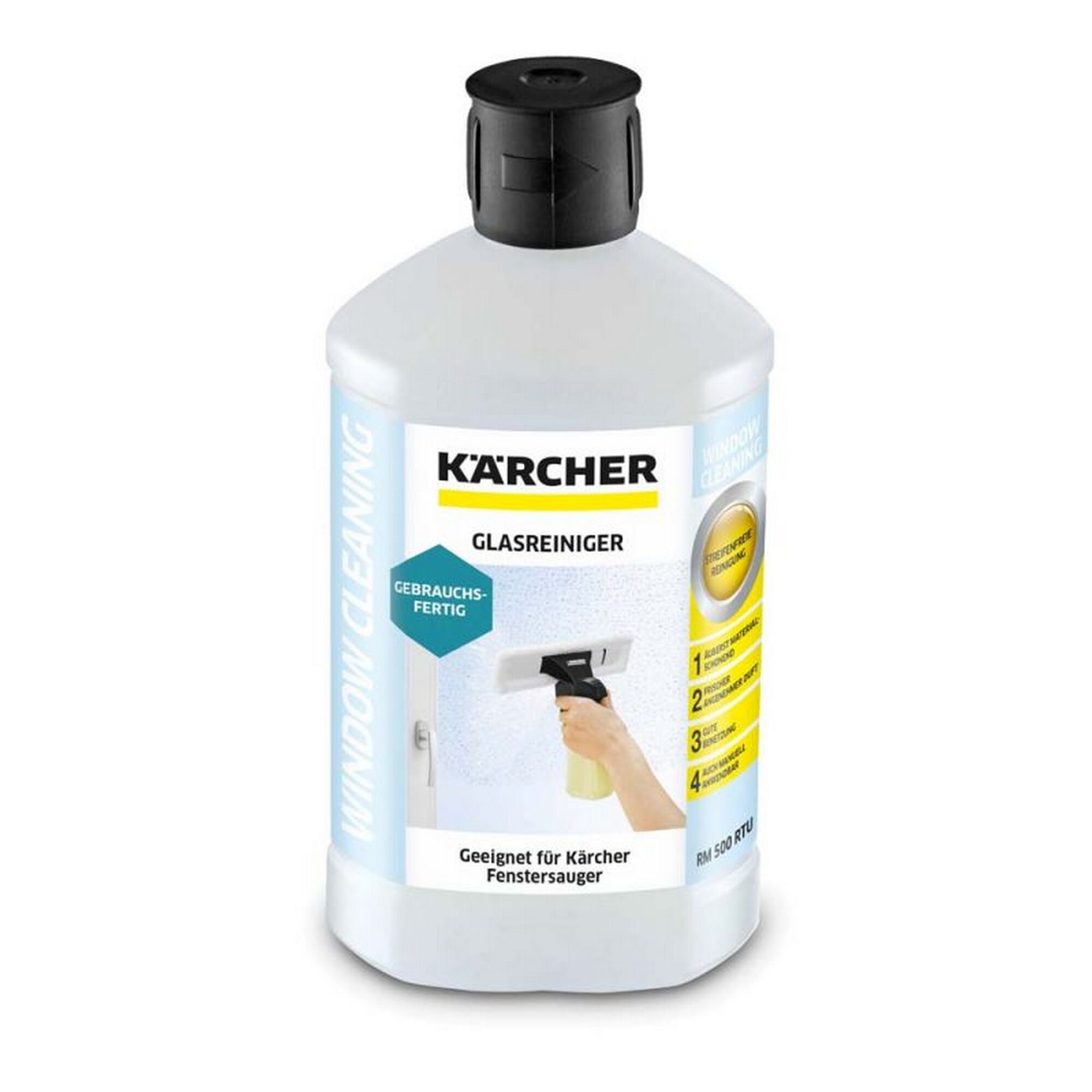 Kärcher Glasreiniger Flasche mit Fensterreiniger