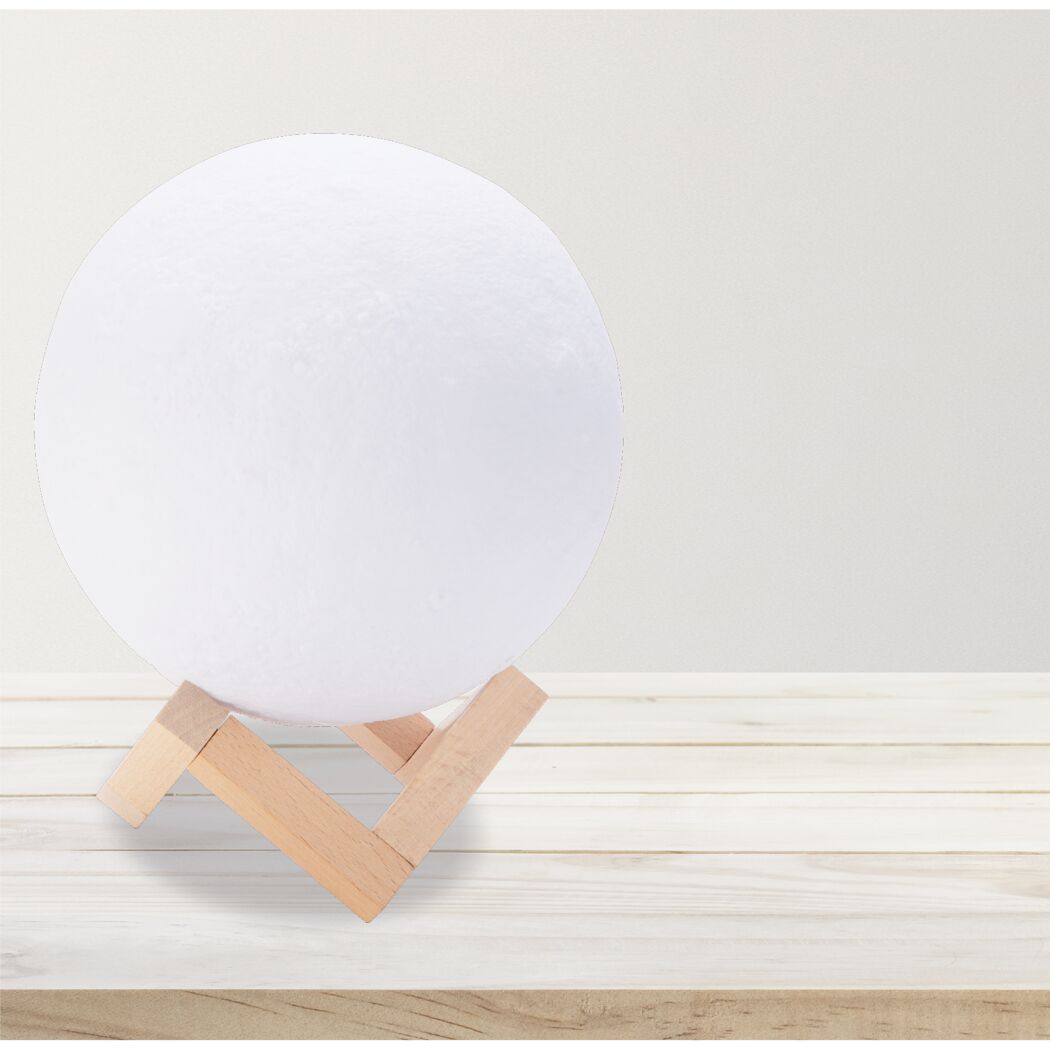 LED-Tischlampe dimmbar warmweiß, Farbwechsler Ø 15 x 19 cm