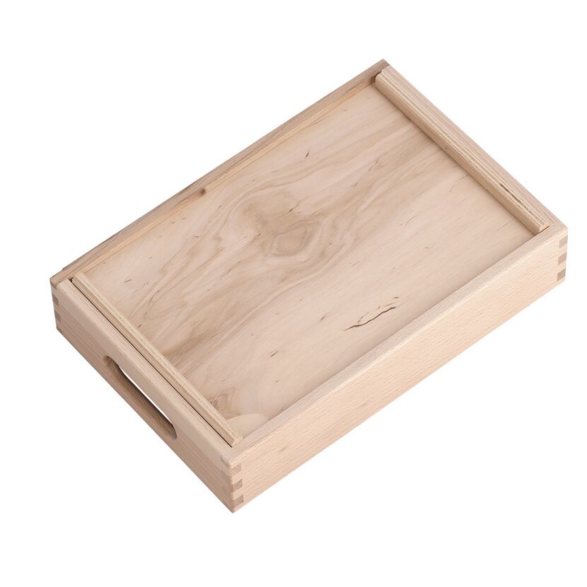 Allzweckkiste Buche lackiert 30 x 7 x 20 cm