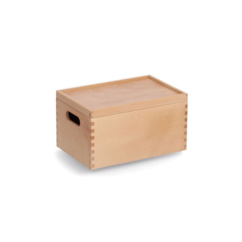 Deckel für Allzweckkiste Buche lackiert 30 x 2 x 20 cm