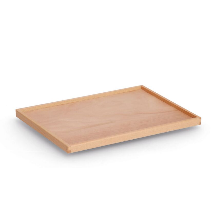 Deckel für Allzweckkiste Buche lackiert 40 x 2 x 30 cm