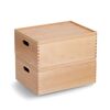 Deckel für Allzweckkiste Buche lackiert 40 x 2 x 30 cm