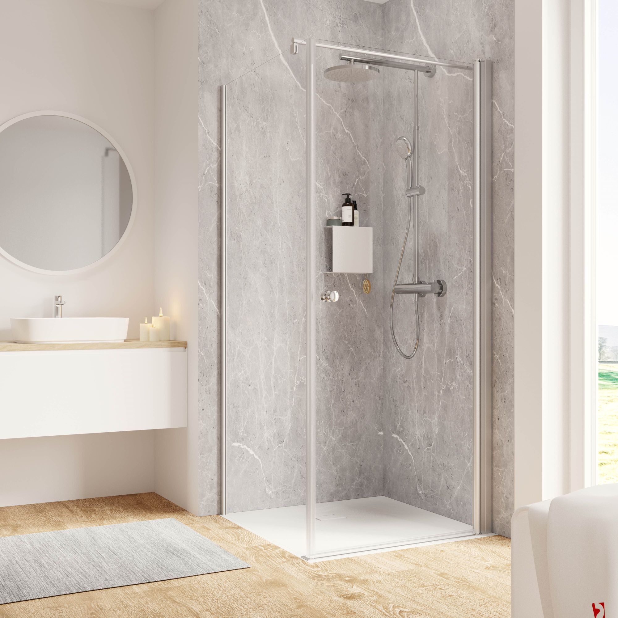 Duschkabine mit Duschabtrennung