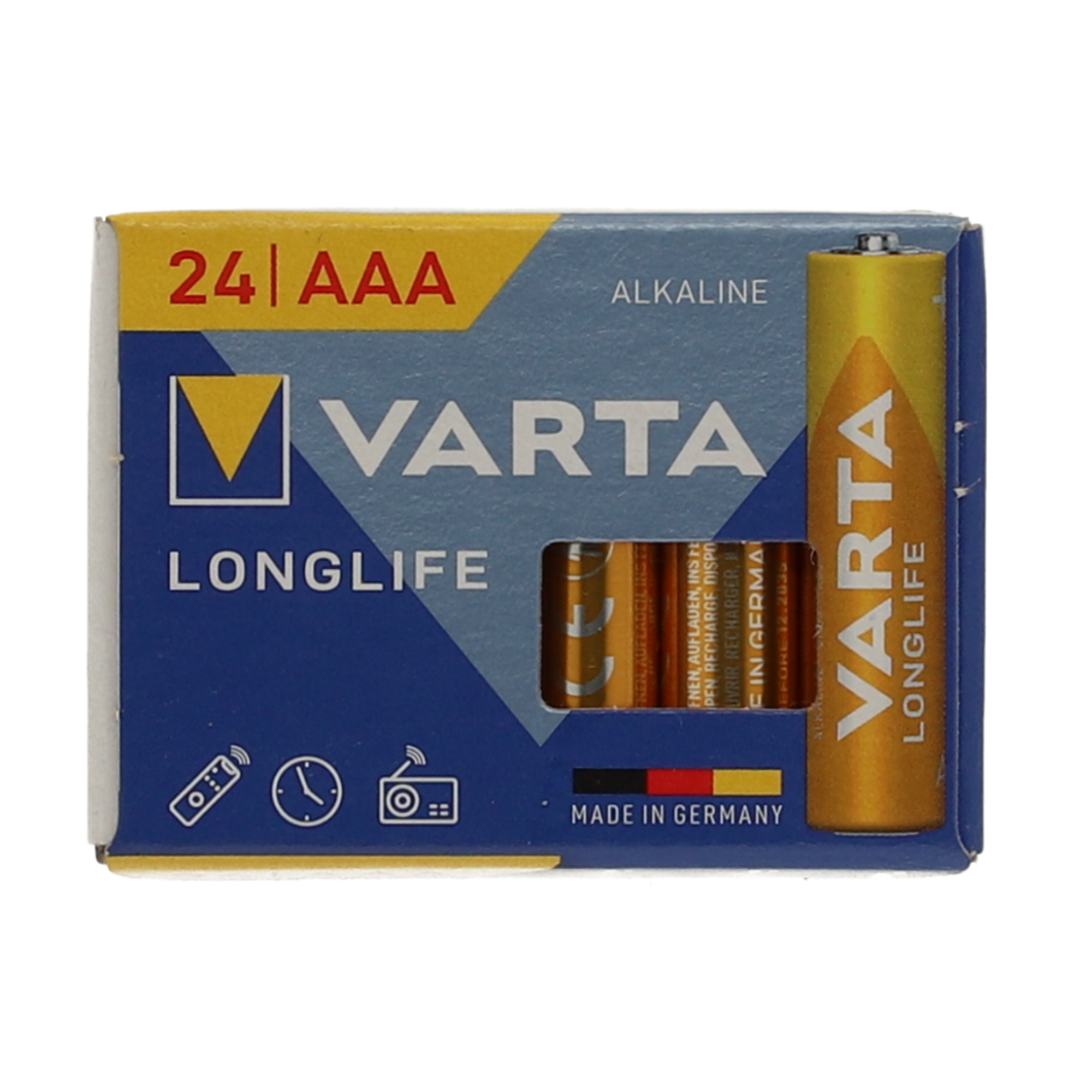 Batterie Longlife 1,5 V AAA LR03 24 Stück