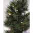Künstlicher Weihnachtsbaum 'Jasper' mit 10 LEDs grün frosted Ø 30 x 45 cm