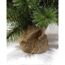 Künstlicher Weihnachtsbaum 'Jasper' mit 10 LEDs grün frosted Ø 30 x 45 cm