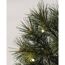 Künstlicher Weihnachtsbaum 'Jasper' mit 20 LEDs grün frosted Ø 40 x 60 cm