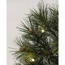 Künstlicher Weihnachtsbaum 'Jasper' mit 20 LEDs grün frosted Ø 40 x 60 cm