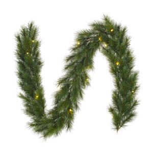 Künstliche Girlande 'Jasper' mit 30 LEDs grün 270 cm