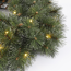 Künstlicher Kranz 'Jasper' mit 10 LEDs grün Ø 35 cm