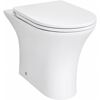 Stand-WC-Set spülrandlos 'Rekia Comfort' Flachspüler inklusive WC-Sitz